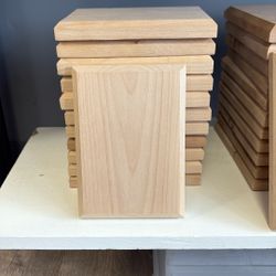 Alder  Wood Blank Plaques 