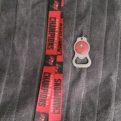  Lanyard and and bottle opener Tampa Bay Buccaneers