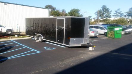 Enclosed Vnose Aluminum Car/Cargo Trailers in stock