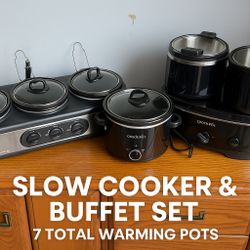 Slow Cooker & Buffet Set – Party or Meal Prep Ready!