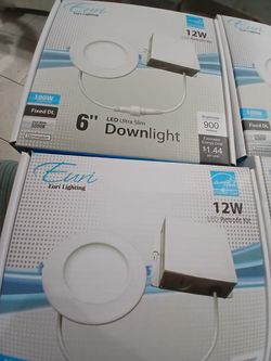 SET DE 5 LUCES LED EMPO TRABLES ULTRA DELGADAS 6 -EN CAJAS $30