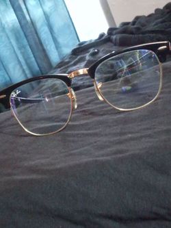 Real Ray Bans  Clubmaster Blue Light Filter Lens