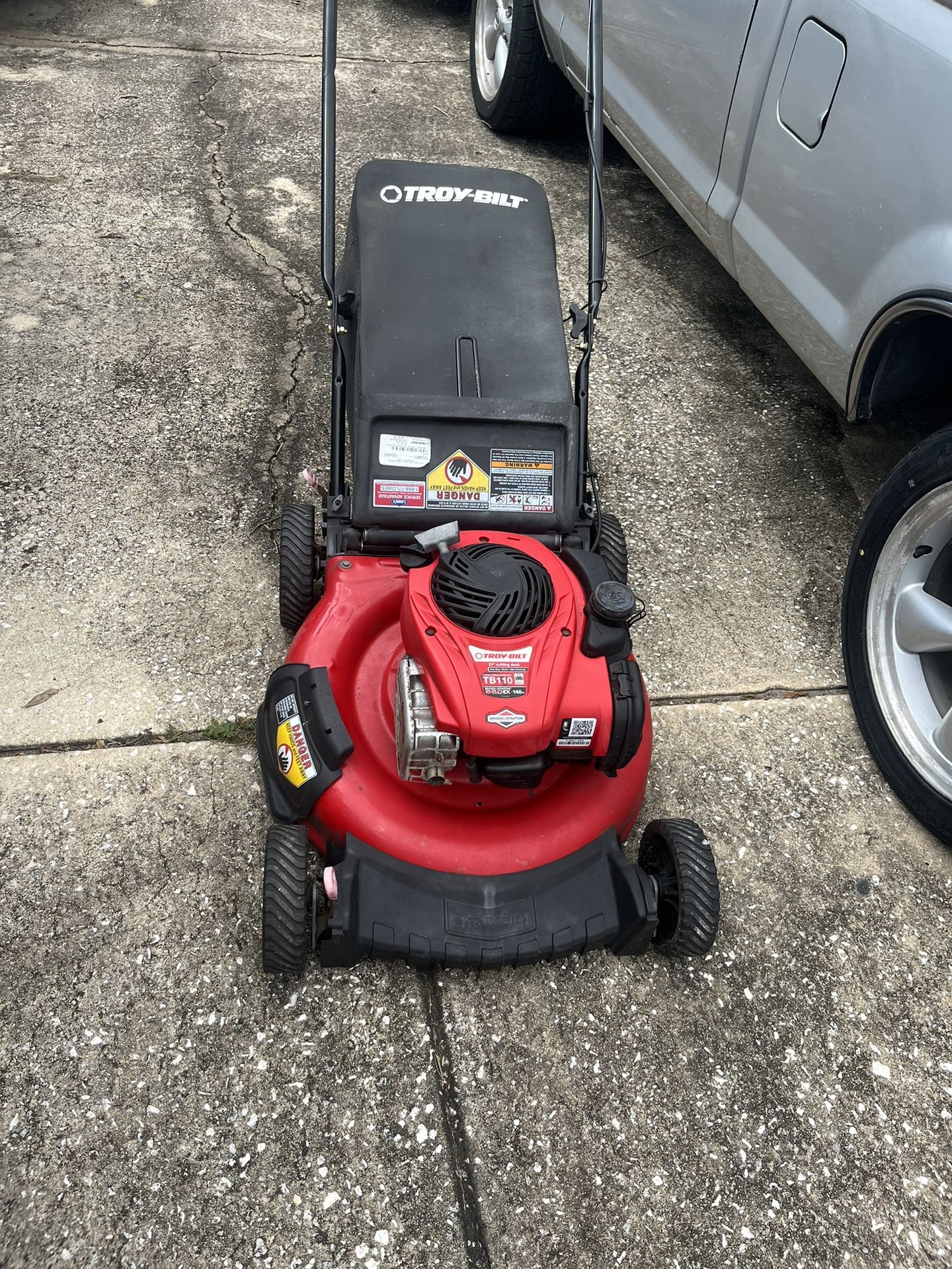 Troy, Bilt, 21 inch lawn mower with bag