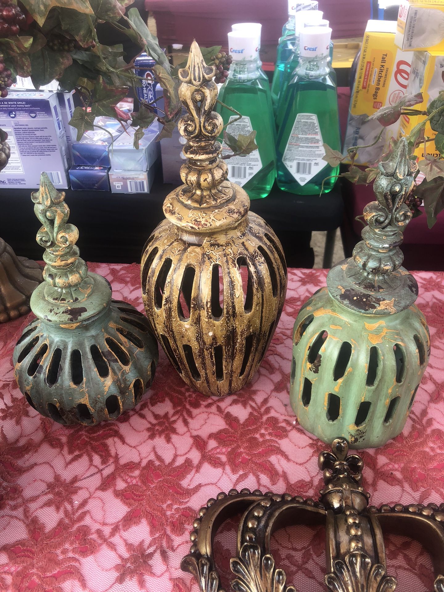 Set Of Three Decor Piece