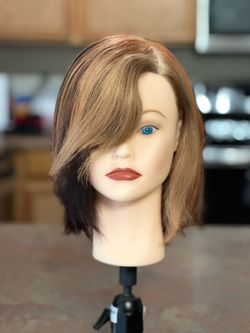 Beauty school practice head