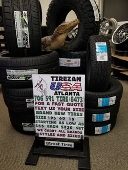 195 60 15 BRAND NEW TIRE TIRES $55 EACH $220 SET