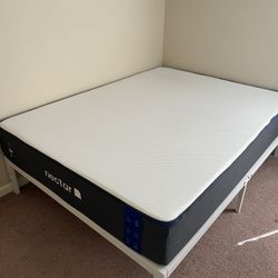 Queen Mattress and bed Frame