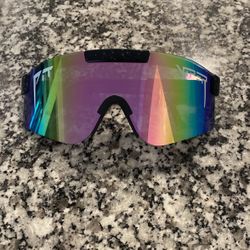 Visor Glasses Reflective Colourful