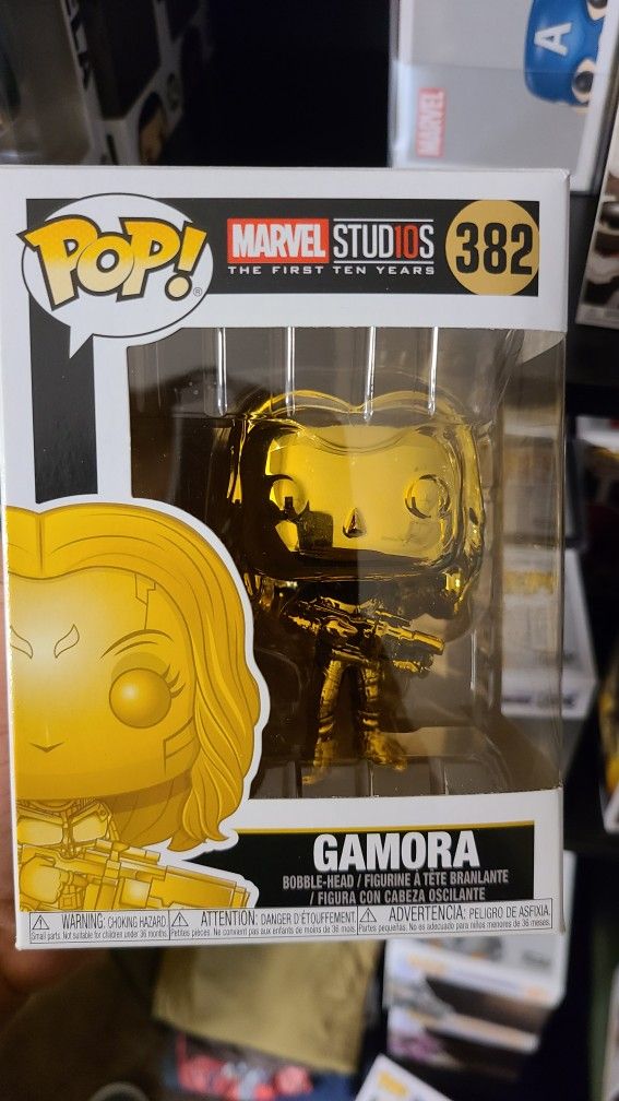 Funko POP Gamora (Chrome GOLD) Marvel Anniversary 