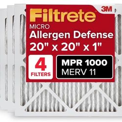 3M Filter 20x20x1 (Pack Of 4) 