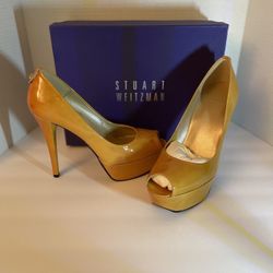 Stuart Weitzman Beige 5inch Heels Size 9