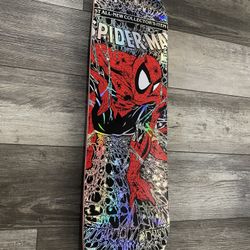 Huf x Marvel Mcfarlane Spider-Man Comic Cover Skateboard Deck 