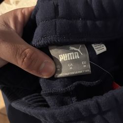 Puma Navy Blue Joggers size M
