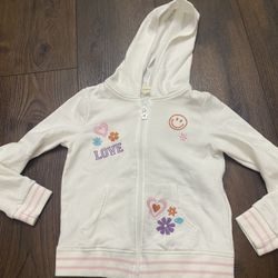 Girls Zip Up Hoodie Sweater Size 10 By Btween #7