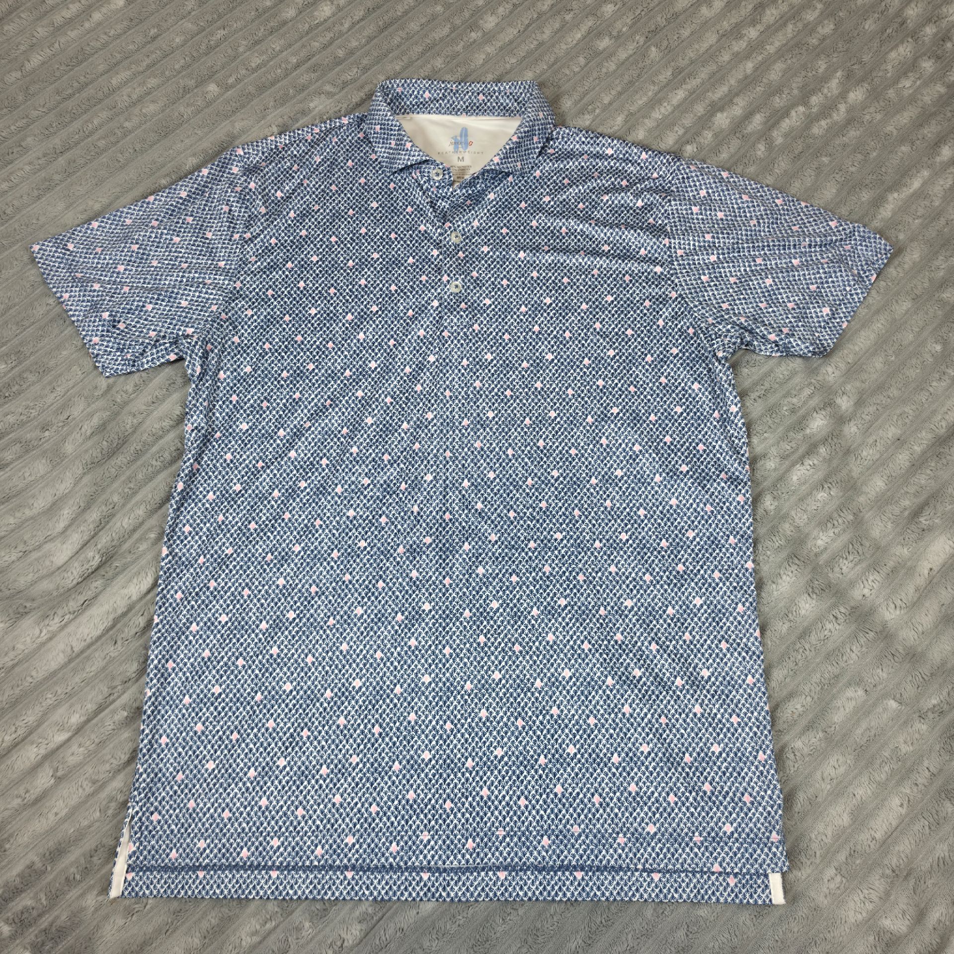 Johnnie-O Featherweight Performance Polo - Fernando Print Lake