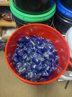 Toilet paper mega rolls 48pc box $40 laundry detergent 5 gallon buckets liquid $27 pods $60 beads $60 We have a large variety of stuff anything you lo