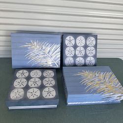 Set of 4 Decor boxes - Model home decor