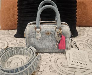 Coach Loved Denim Mini Rowan