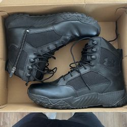 M Sz 10.5 Under Armor Tac Boots Side Zip