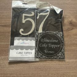 Rhinestone Cake Topper