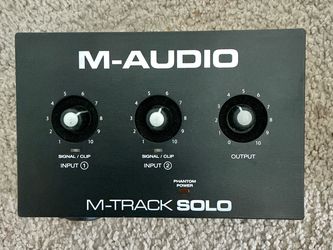 M-Track Solo USB Audio Interface for Recording, Streaming and Podcasting