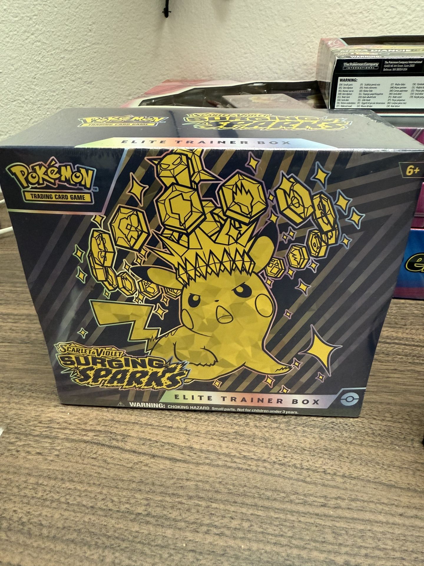 pokemon surging sparks etb elite trainer box