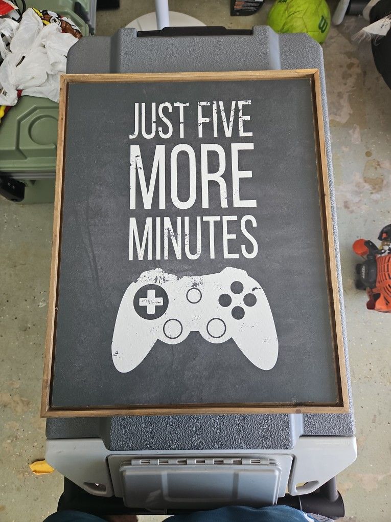 Boys Game Sign