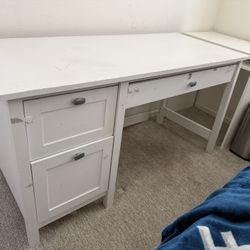 free white desk
