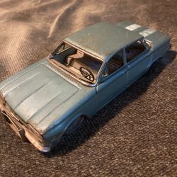 Rare 1961 BANDAI Tin Chevy Corvair Friction Toy Car