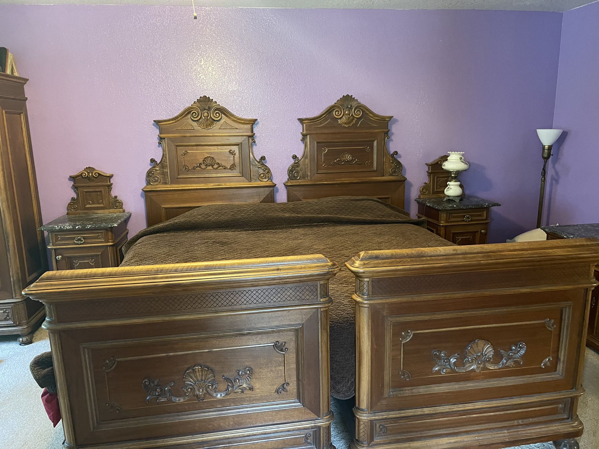 1850’s European Antique Bedroom Set