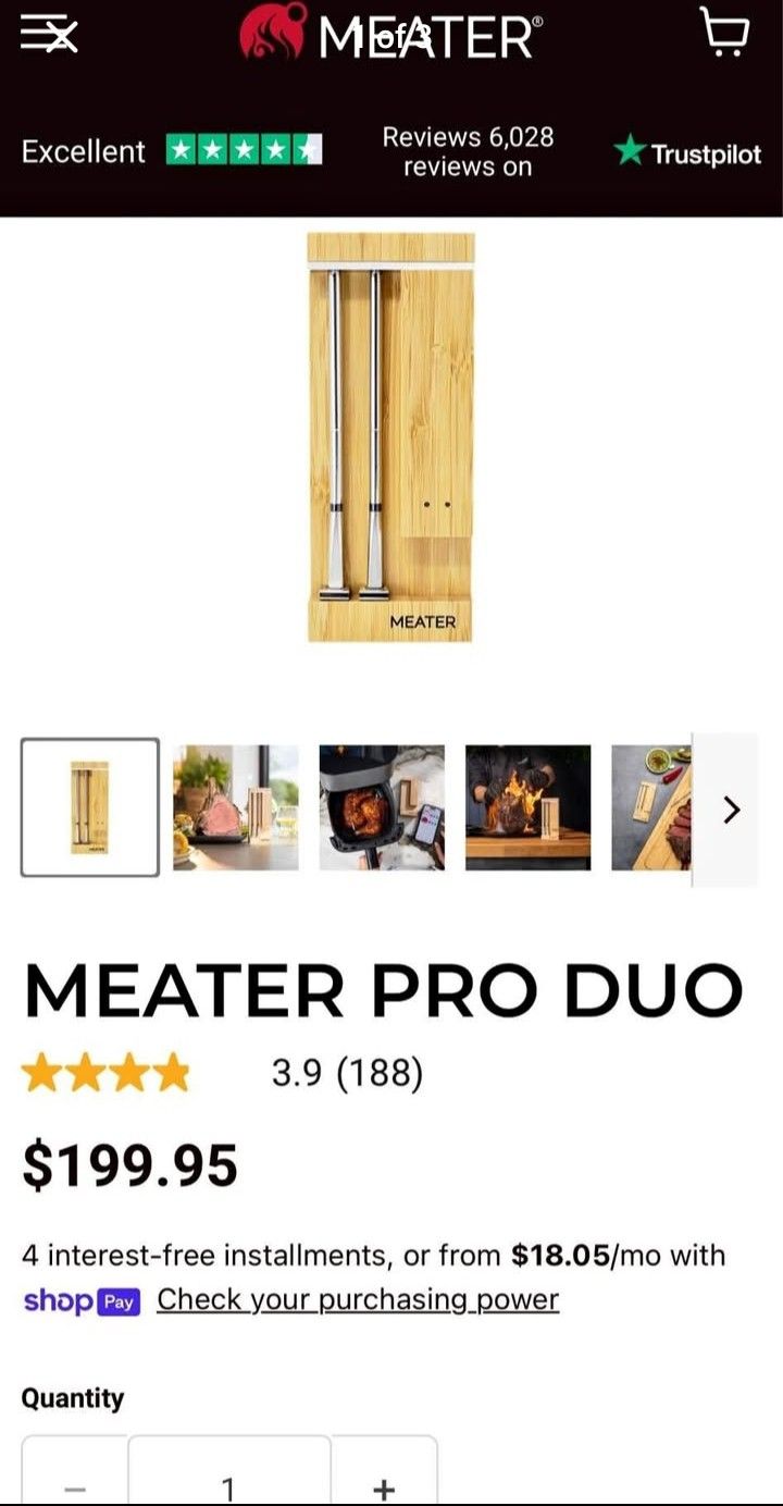 Meat Pro Duo, Smart Meat Thermometer