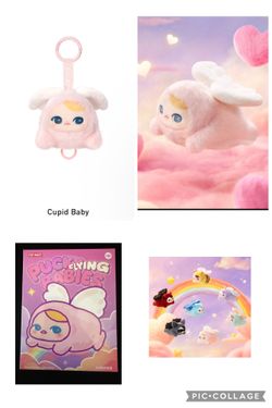 CUPID BABY Flying Babies Series PUCKY Plush Pendant