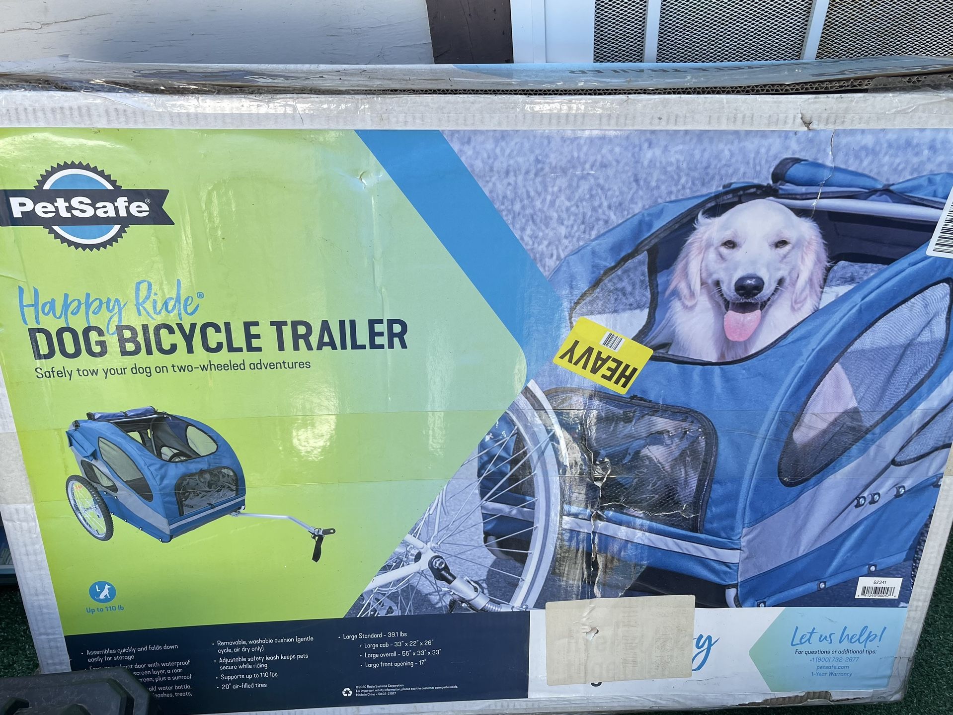 PetSafe Happy Ride Dog Bicycle Trailer