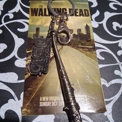 New The Walking dead Negan's bat Lucille Keychain