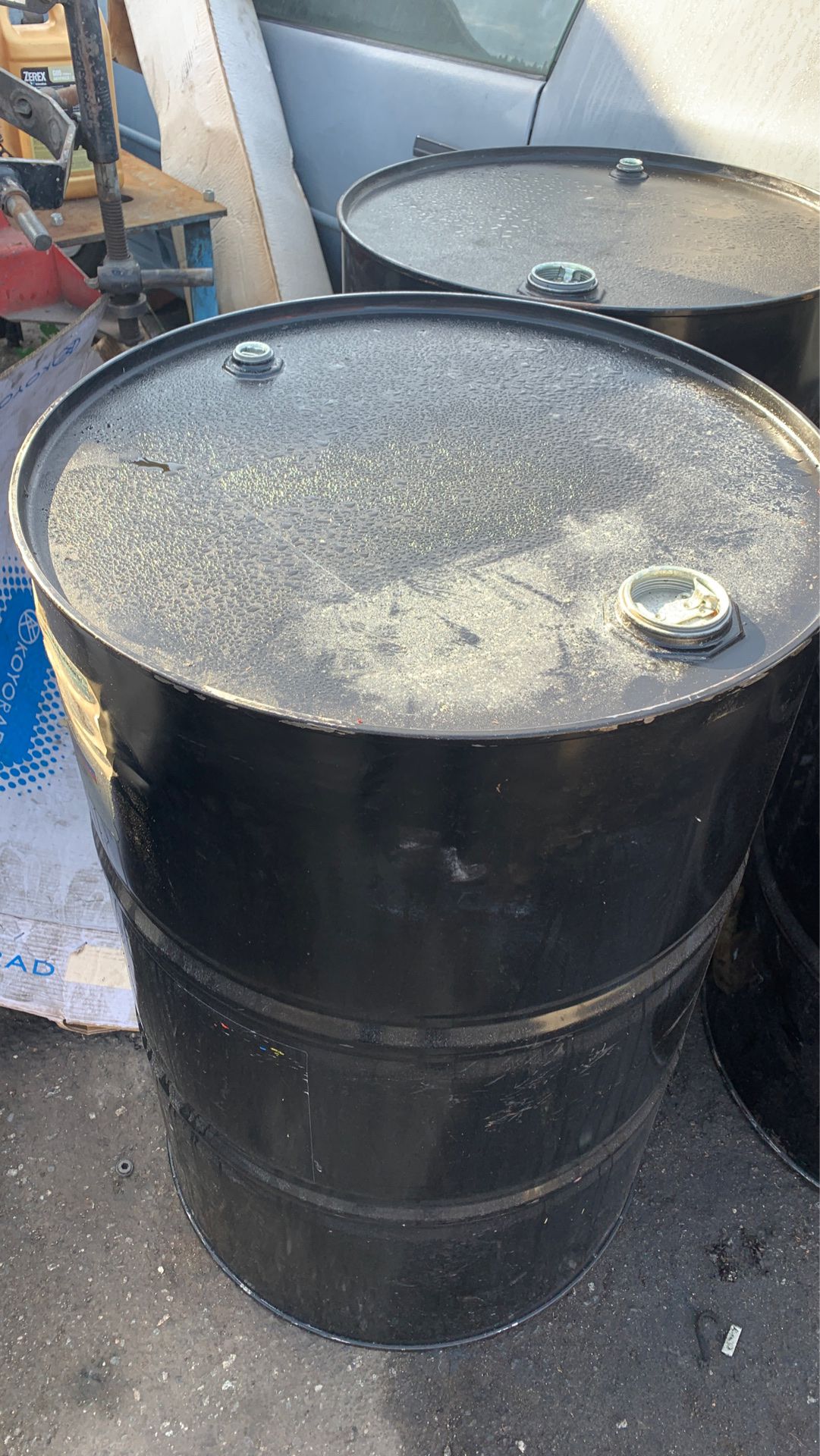 Used 55 gallon drums