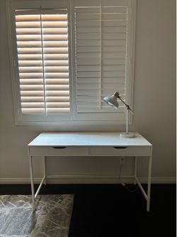 White Ikea Desk
