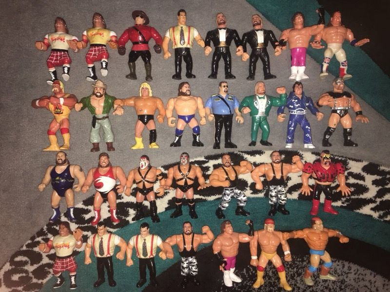 WWF WWE Vintage Hasbro wrestling figures
