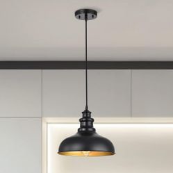 Farmhouse Pendant Lights, Ceiling Industrial Hanging Pendant Lighting Fixture, Barn Pendant Hanging Lights for Kitchen Island Dining Room Restaurant H