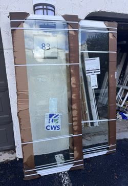 72x96 CWS Impact Sliding Glass Door
