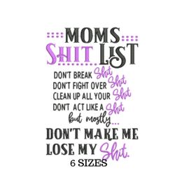 Mom Embroidery, Mom Quote, Sassy Embroidery, Sarcastic Embroidery, Motherhood, Funny Mom Giftsy