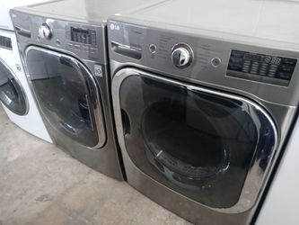 LG gray front load washer and 29" dryer set - Free delivery