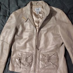 Armani Exchange Leather Jacket