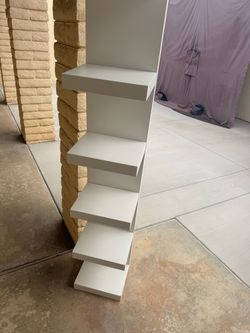 White Floating Wall Shelf Unit