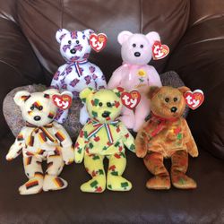 TY Beanie baby bears - Int’l & Dom