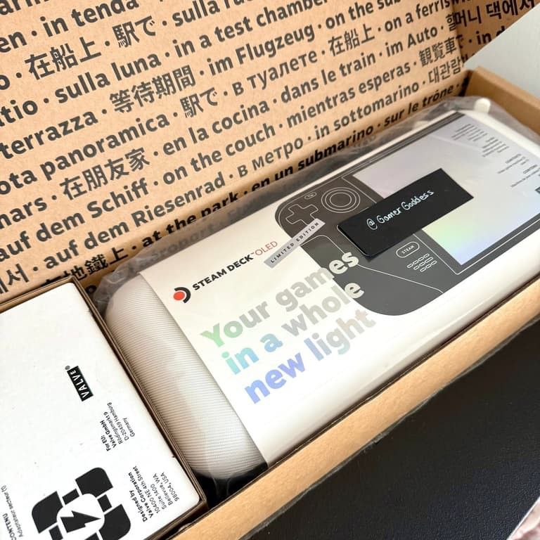 Steam Deck Limited Edition White 1TB OLED Gaming Console Valve NEW In Box.