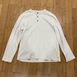 Dickies Men’s Thermal Button Up Long Sleeve Shirt