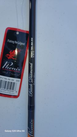 Casting Phenix black diamond inshore series.