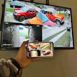 4 CAMARAS D SEGURIDAD-SURVEILLANCE SYSTEMS🔥SPECIAL DEAL🔥 