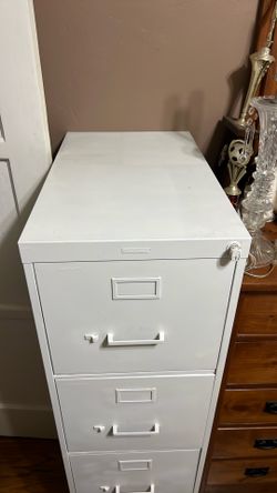 Filing Cabinet (Painted White)