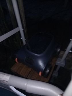 Pool robot with charger
